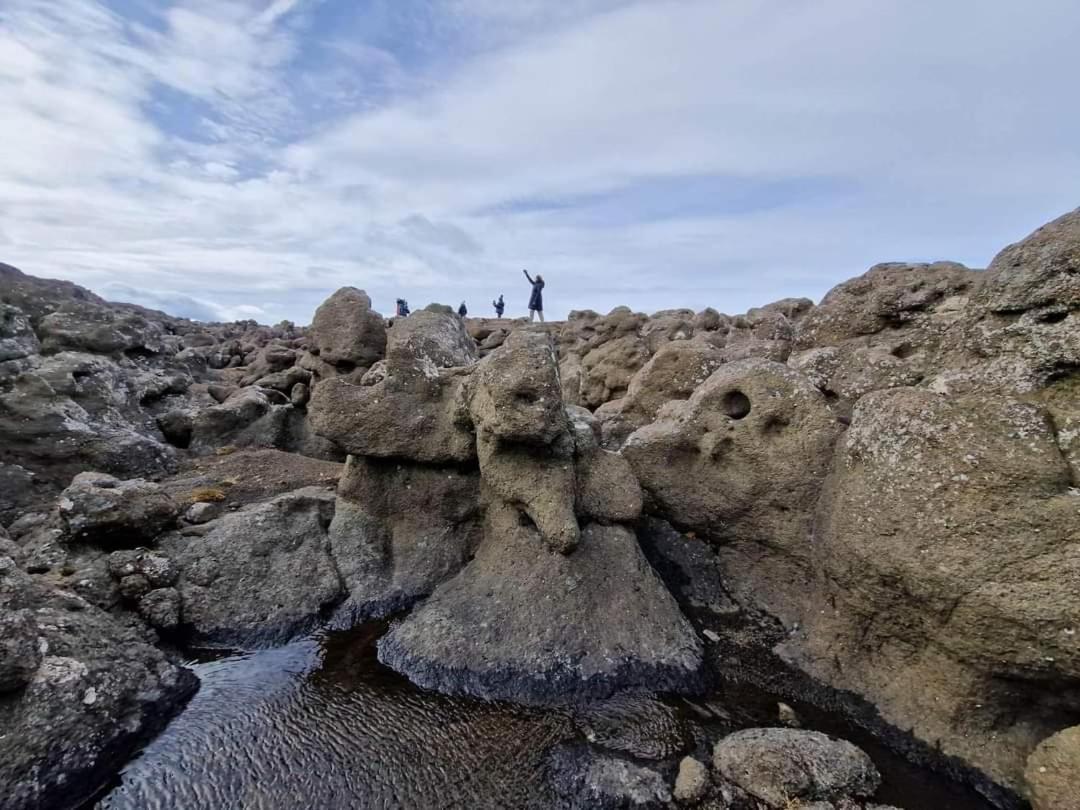 Hotel Laugarholl With Natural Hot Spring Holmavik Bagian luar foto